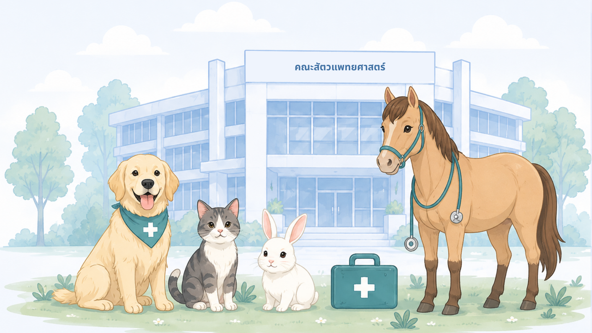 สัตว์หน้าคณะสัตวแพทยศาสตร์